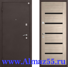 РАСПРОДАЖА!!! Входная дверь Алмаз-11 ЭКО Лиственница мокка