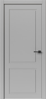 Дверь Галант Серый ПВХ. Серая ABS кромка.