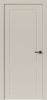Дверь Галант Лофт бежевый. Белая ABS кромка.