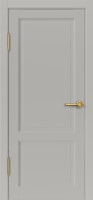 Дверь классическая Криста 2 Серый ПВХ