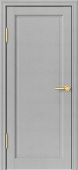 Дверь классическая Криста 1 Серый ПВХ