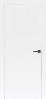 Дверь Прима Белый ПВХ. Белая ABS кромка.