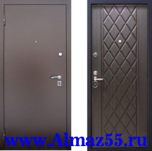 Входная дверь Алмаз Циркон Венге